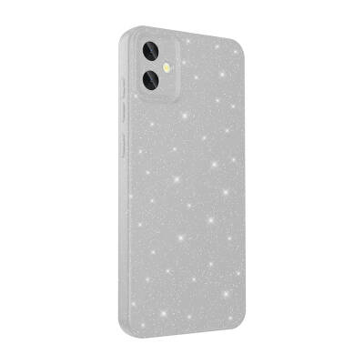 Galaxy A05 Case Camera Protected Silvery Luxury Zore Koton Cover Silver