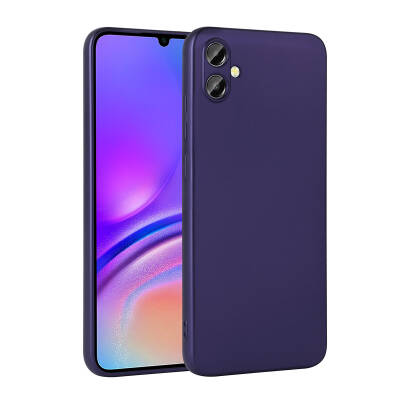 Galaxy A05 Case Zore Premier Silicone Cover Navy blue