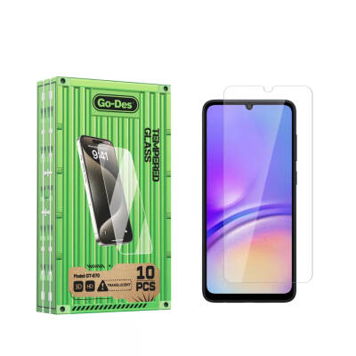 Galaxy A05 Go Des Fingerprint Free 9H Oleophobic Bom Glass Screen Protector 10 Pack Colorless