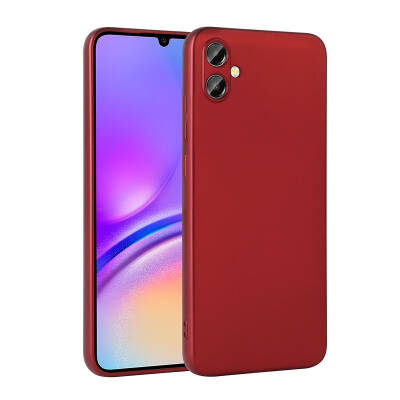 Galaxy A05 Kılıf Zore Premier Silikon Kapak Kırmızı