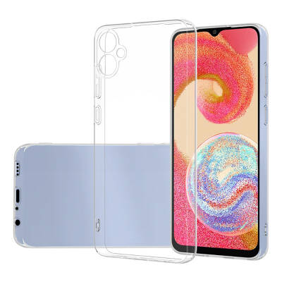 Galaxy A05 Kılıf Zore Süper Silikon Kapak Renksiz