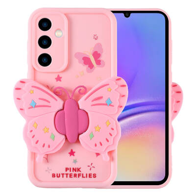 Galaxy A05S Case Camera Protected Figure Designed Zore Cover Light Pink