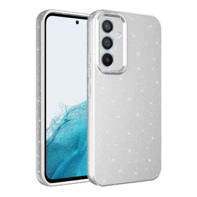 Galaxy A05S Case Camera Protected Silvery Luxury Zore Koton Cover Silver