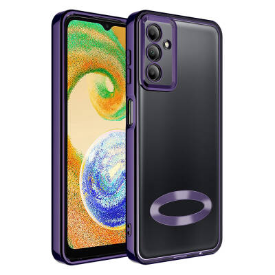 Galaxy A05S Case Camera Protection Zore Omega Cover Showing Logo Derin Mor