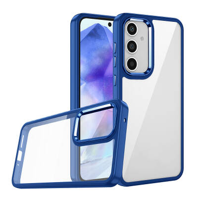 Galaxy A05S Case Zore Flora Cover Blue