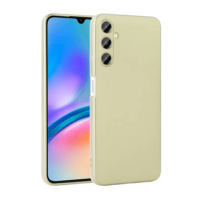 Galaxy A05S Case Zore Premier Silicone Cover Gold