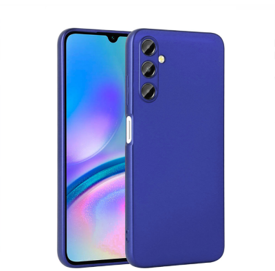 Galaxy A05S Kılıf Zore Premier Silikon Kapak Saks Mavi