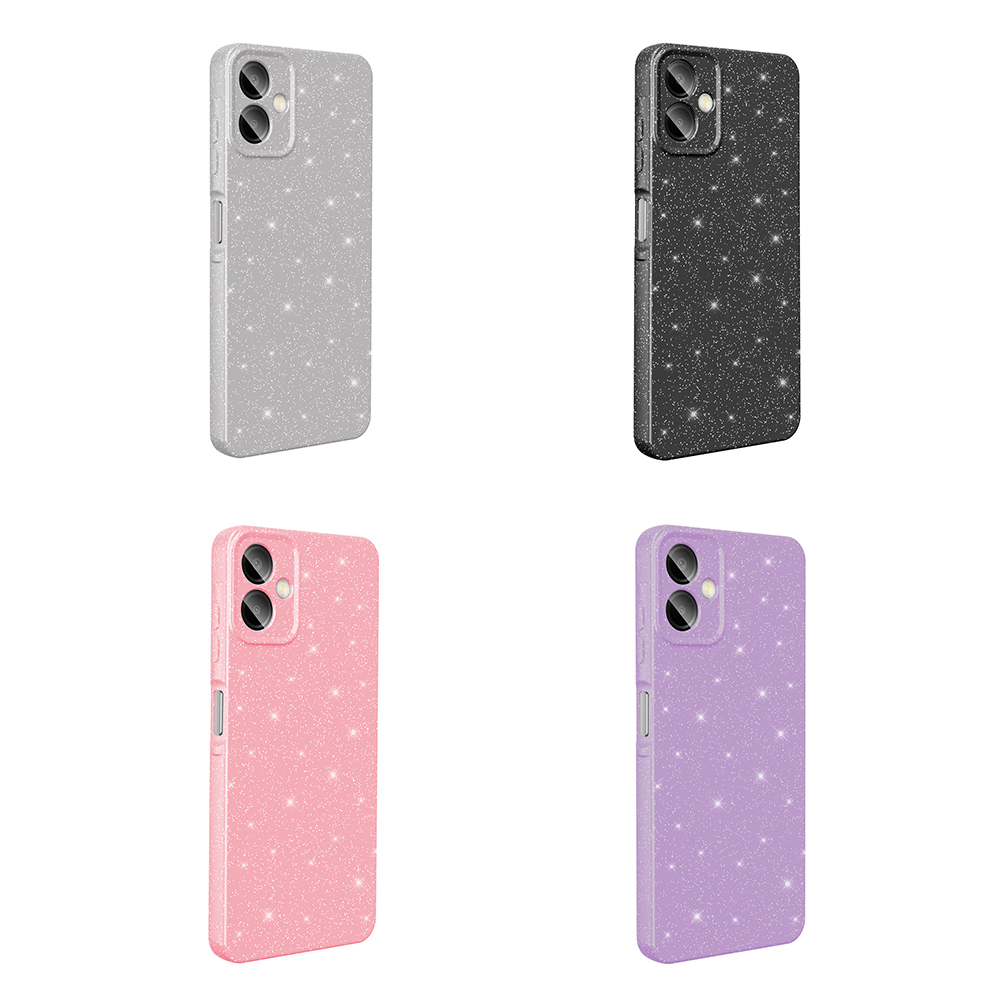 Galaxy A06 Case Camera Protection Glitter Luxury Zore Koton Cover - 14