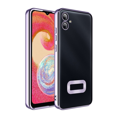 Galaxy A06 Case Camera Protection Showing Logo Zore Omega Cover Lila