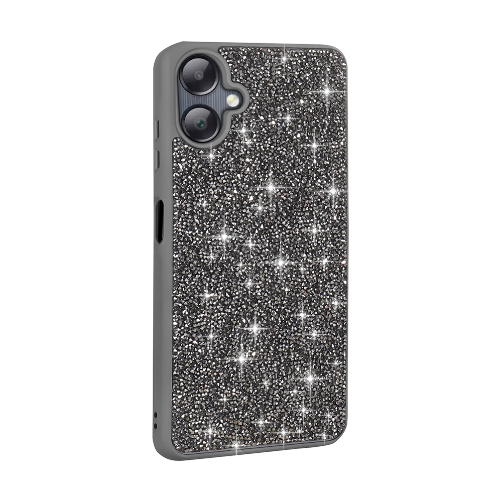 Galaxy A06 Case Shiny Stone Design Zore Diamond Cover - 12