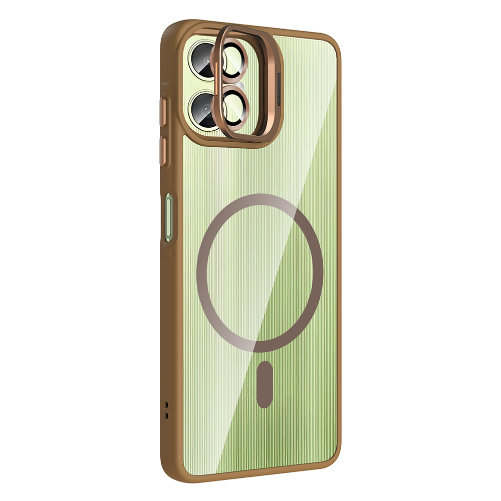 Galaxy A06 Case Stand Camera Lens Gift M-Safe Charging Feature Zore Etro Cover - 12