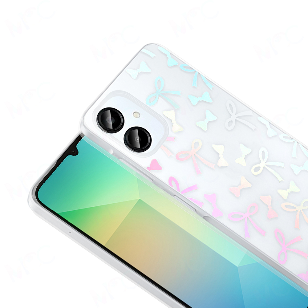 Galaxy A06 Case Transparent Figured Zore Folk Hard Cover - 14