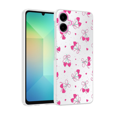 Galaxy A06 Case with Camera Protector, Patterned Zore Clip Cover Kalpli Kiraz