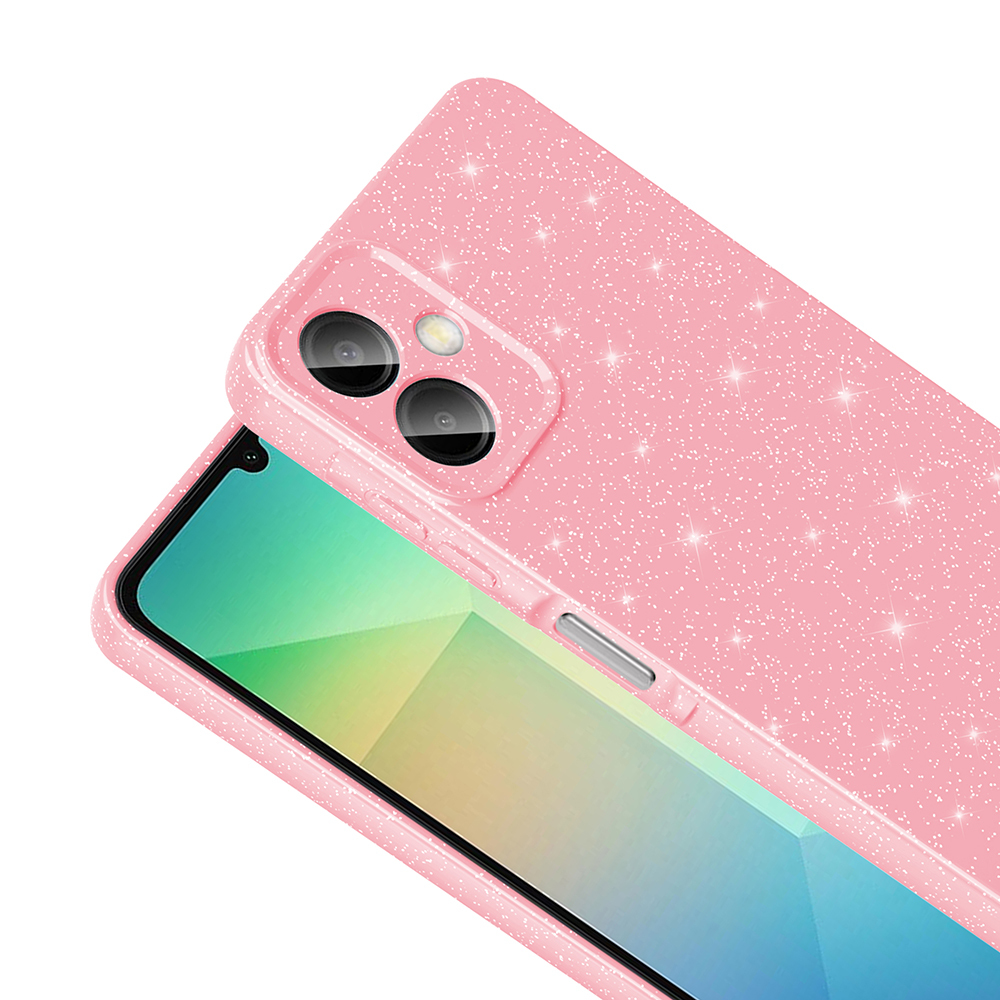 Galaxy A06 Kılıf Kamera Korumalı Simli Lüks Zore Koton Kapak - 9