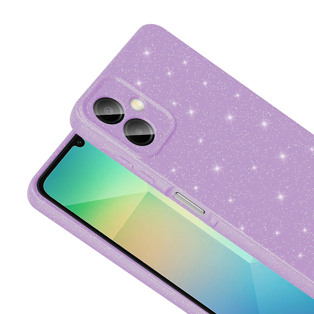 Galaxy A06 Kılıf Kamera Korumalı Simli Lüks Zore Koton Kapak - 11