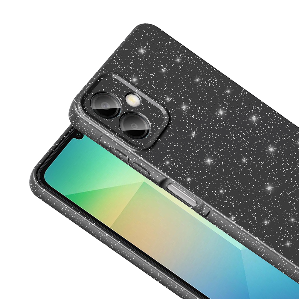 Galaxy A06 Kılıf Kamera Korumalı Simli Lüks Zore Koton Kapak - 13