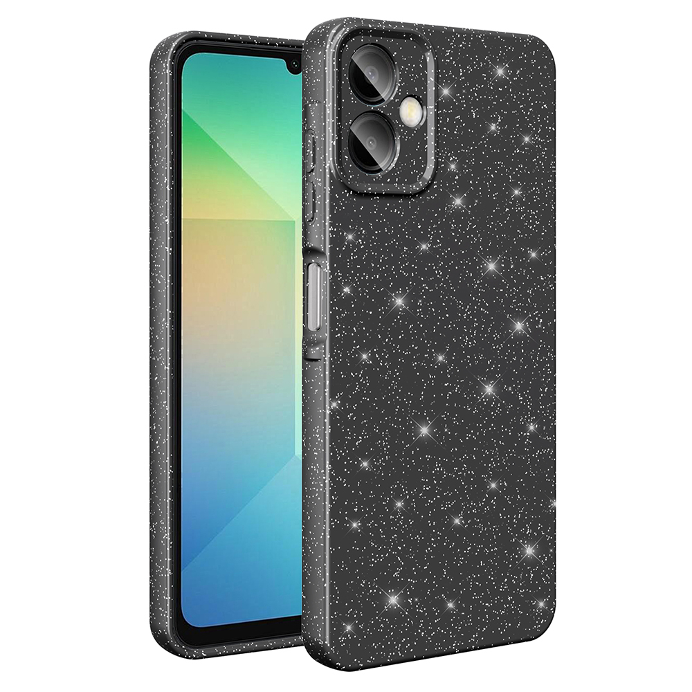 Galaxy A06 Kılıf Kamera Korumalı Simli Lüks Zore Koton Kapak - 4