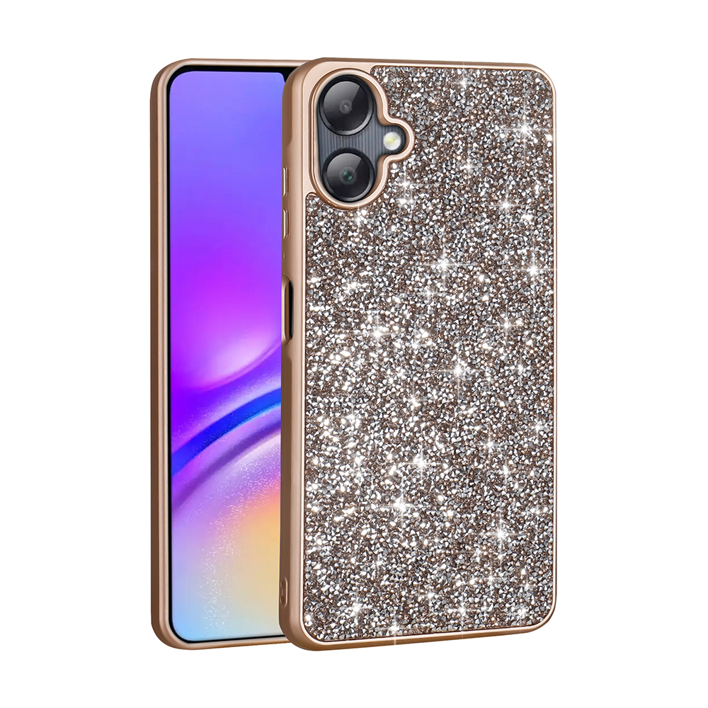 Galaxy A06 Kılıf Parlak Taşlı Tasarım Zore Pırlanta Kapak - 3
