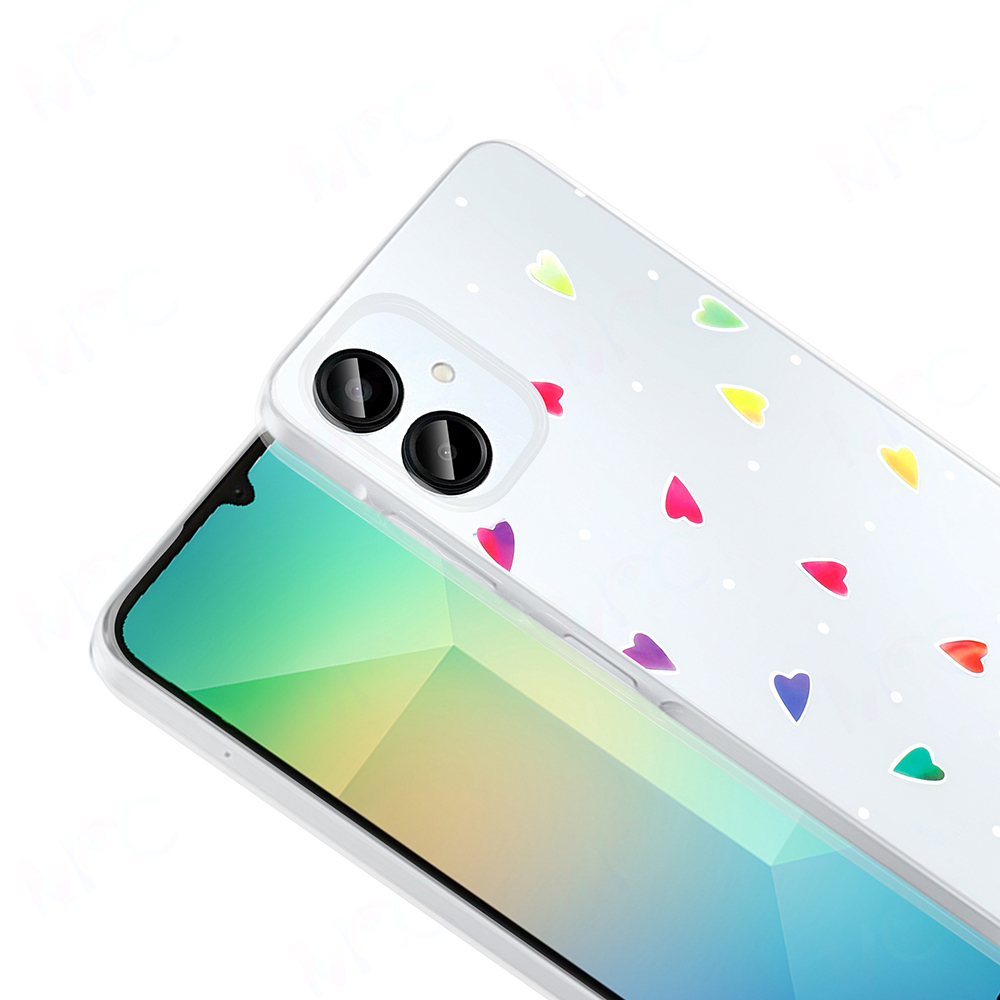 Galaxy A06 Kılıf Şeffaf Figürlü Zore Folk Sert Kapak - 12
