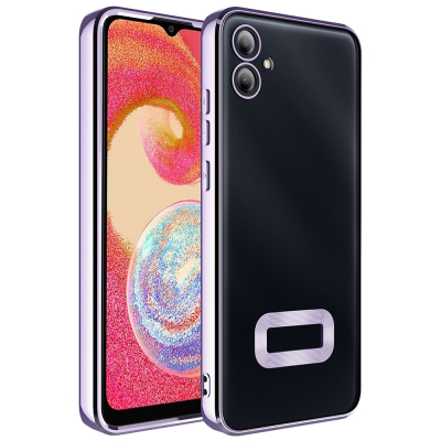 Galaxy A07 Case Camera Protection Logo Showing Zore Omega Cover Lila