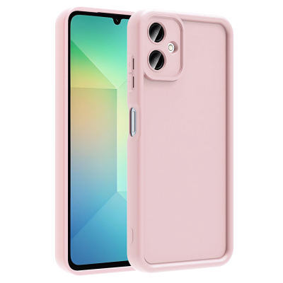 Galaxy A07 Case with Camera Protection Zore Ananas Cover Pink