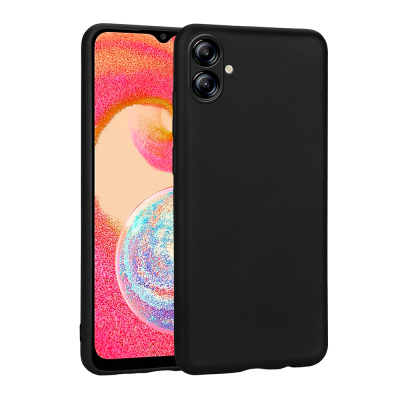 Galaxy A07 Case Zore Premier Silicone Cover Black