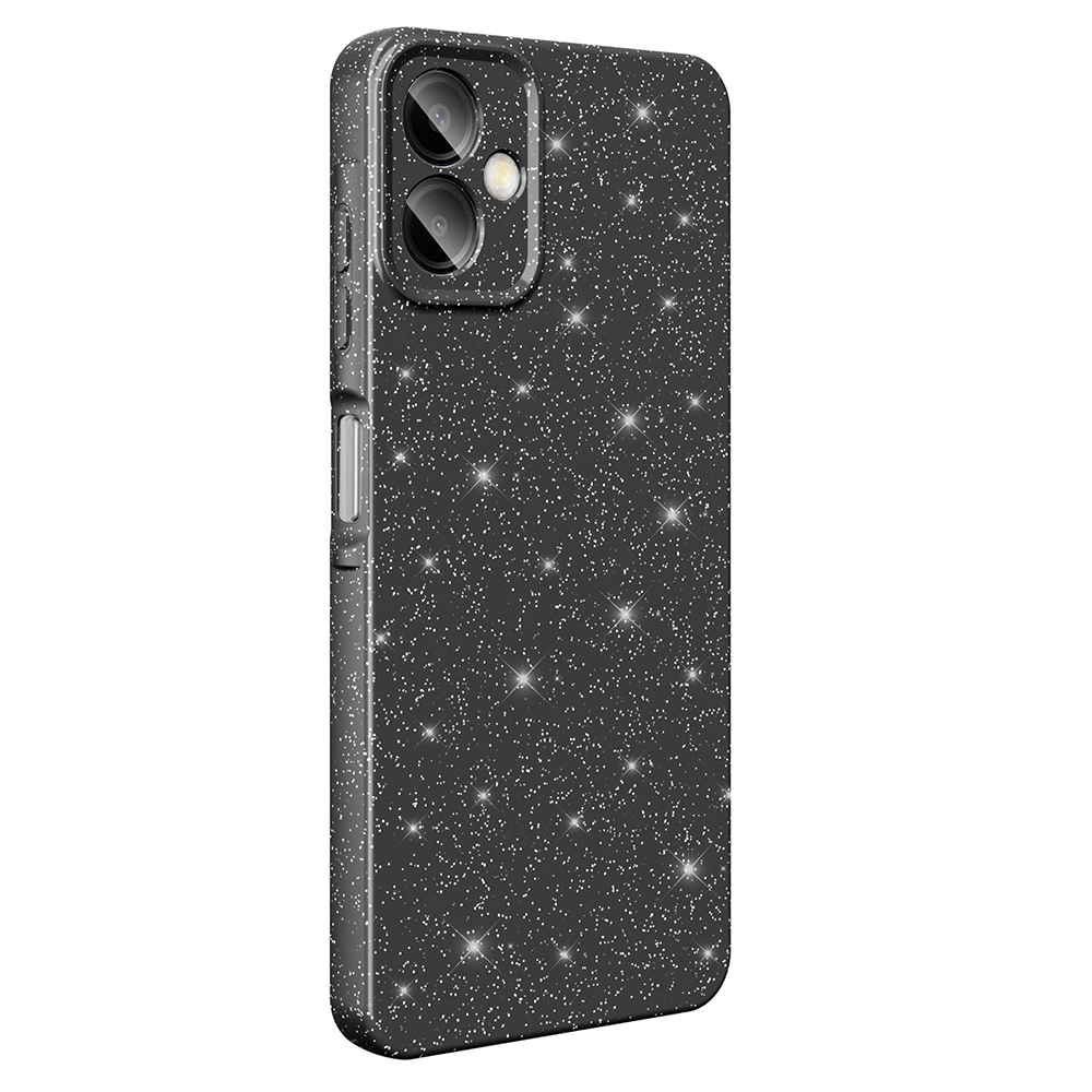 Galaxy A07 Kılıf Kamera Korumalı Simli Lüks Zore Koton Kapak - 7