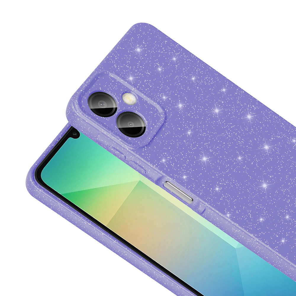 Galaxy A07 Kılıf Kamera Korumalı Simli Lüks Zore Koton Kapak - 13