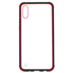 Galaxy A10 Case Zore Tiron Cover Black-Red