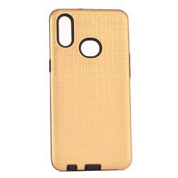 Galaxy A10S Case Zore New Youyou Silicon Cover Gold