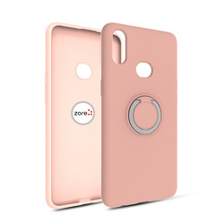 Galaxy A10S Case Zore Plex Cover Light Pink