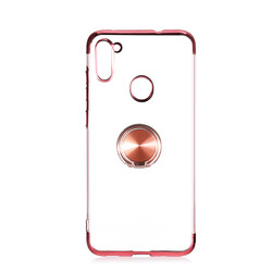 Galaxy A11 Case Zore Gess Silicon Rose Gold