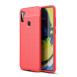 Galaxy A11 Case Zore Niss Silicon Cover Red