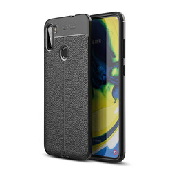 Galaxy A11 Case Zore Niss Silicon Cover Black