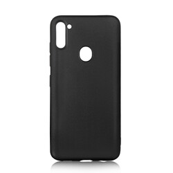 Galaxy A11 Case Zore Premier Silicon Cover Black