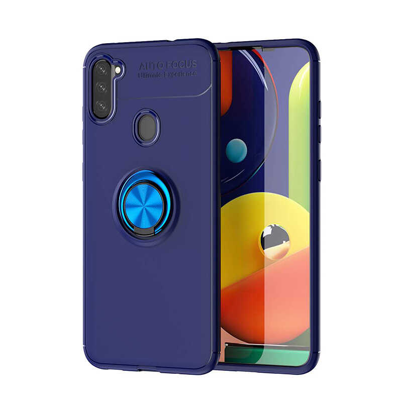 Galaxy A11 Case Zore Ravel Silicon Cover - 1