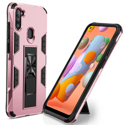 Galaxy A11 Case Zore Volve Cover Rose Gold