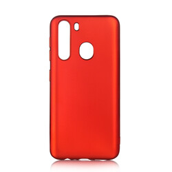 Galaxy A21 Kılıf Zore Premier Silikon Kapak Kırmızı