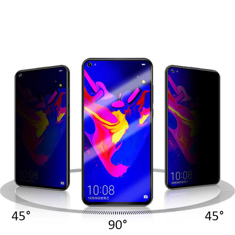 Galaxy A11 Zore New 5D Privacy Tempered Screen Protector - 3