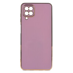 Galaxy A12 Case Zore Bark Cover Purple