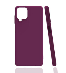 Galaxy A12 Case Zore Biye Silicon Purple