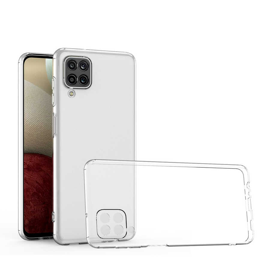 Galaxy A12 Case Zore Kamera Korumalı Süper Silikon Cover - 1