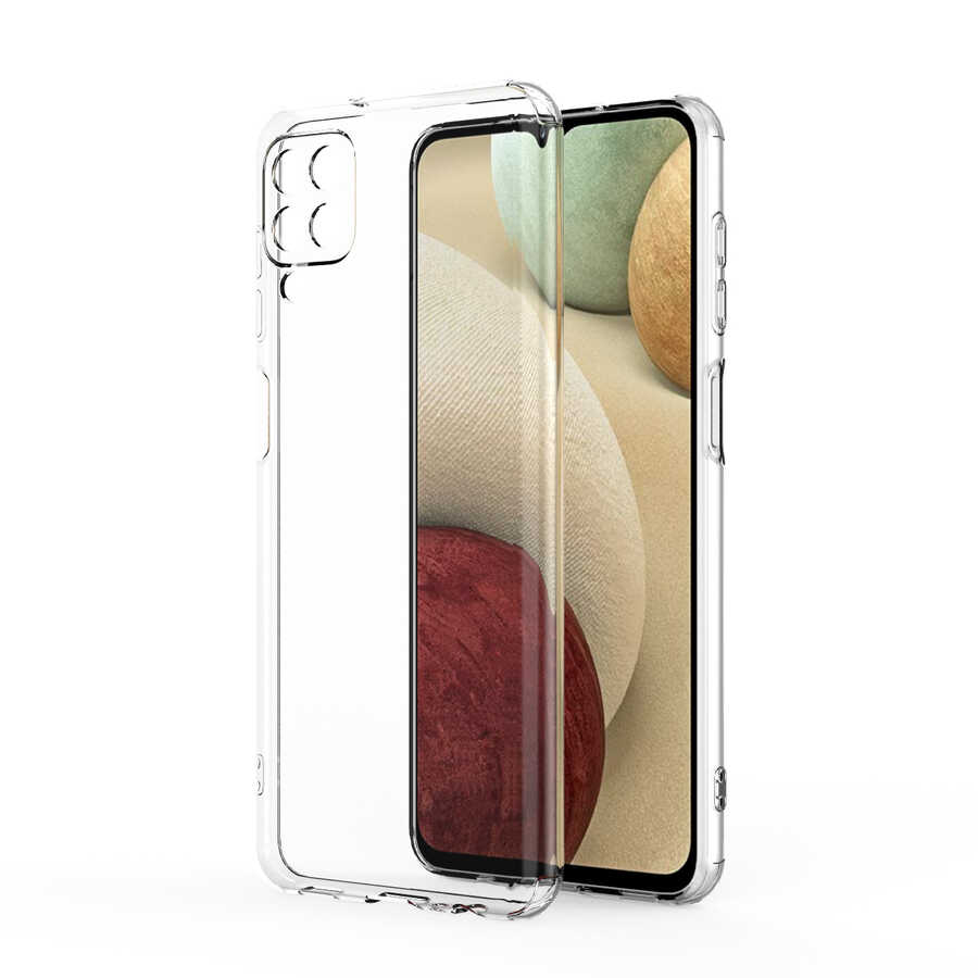 Galaxy A12 Case Zore Kamera Korumalı Süper Silikon Cover - 6