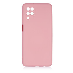 Galaxy A12 Case Zore Mara Lansman Cover Light Pink
