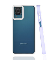 Galaxy A12 Case Zore Mima Cover Lila