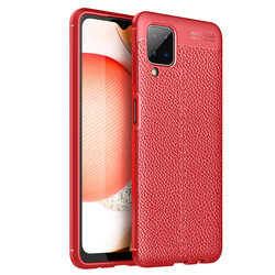 Galaxy A12 Case Zore Niss Silicon Cover Red