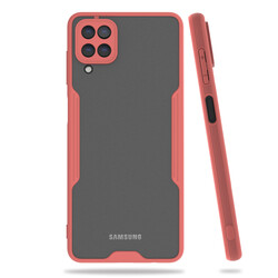 Galaxy A12 Case Zore Parfe Cover Pink