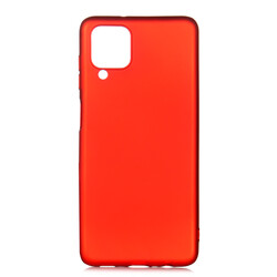 Galaxy A12 Case Zore Premier Silicon Cover Red