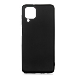 Galaxy A12 Case Zore Premier Silicon Cover Black
