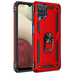 Galaxy A12 Case Zore Vega Cover Red